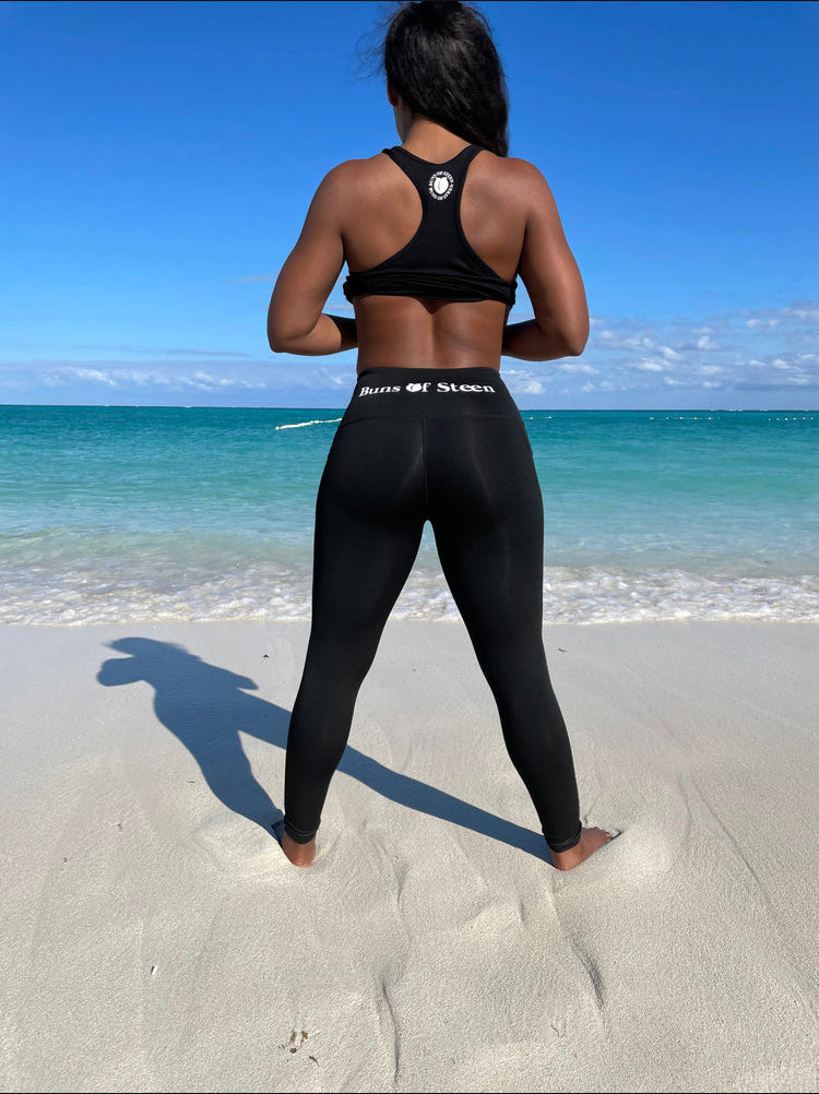 Buns Of Steen® Black Leggings